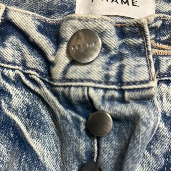 Frame Denim Blue Straight Jeans Classic Style - Picture 3 of 12